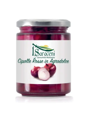 cipolle rosse in agrodolce molisane i saraceni